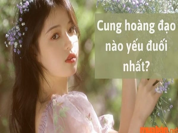 Cung hoàng đạo yếu đuối nhất trong 12 cung hoàng đạo