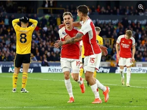 Tin Arsenal 22/4: Pháo thủ đánh bại Wolves trở lại ngôi đầu