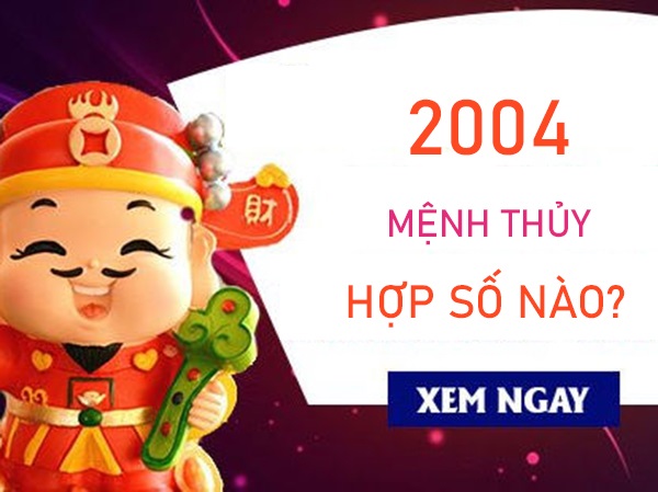 Mệnh Thủy 2004 hợp số nào thu hút phúc khí?